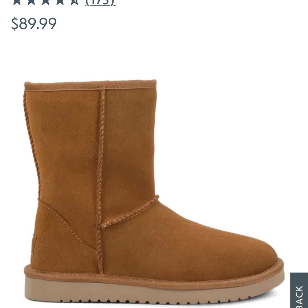 Ugg Boots (Koolaburra by Uggs) Short Chestnut, Women’s Size 7